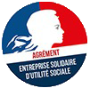 Logo label ESUS : "Entreprise solidaire d'utilité sociale"